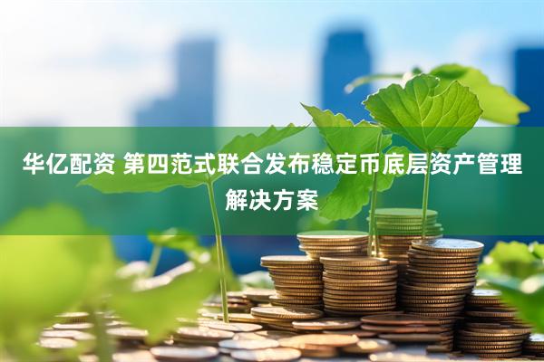 华亿配资 第四范式联合发布稳定币底层资产管理解决方案