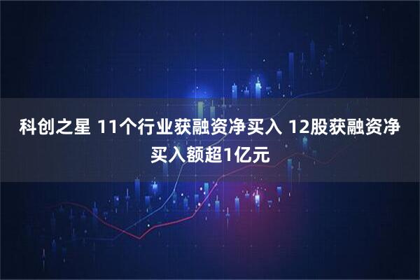 科创之星 11个行业获融资净买入 12股获融资净买入额超1亿元